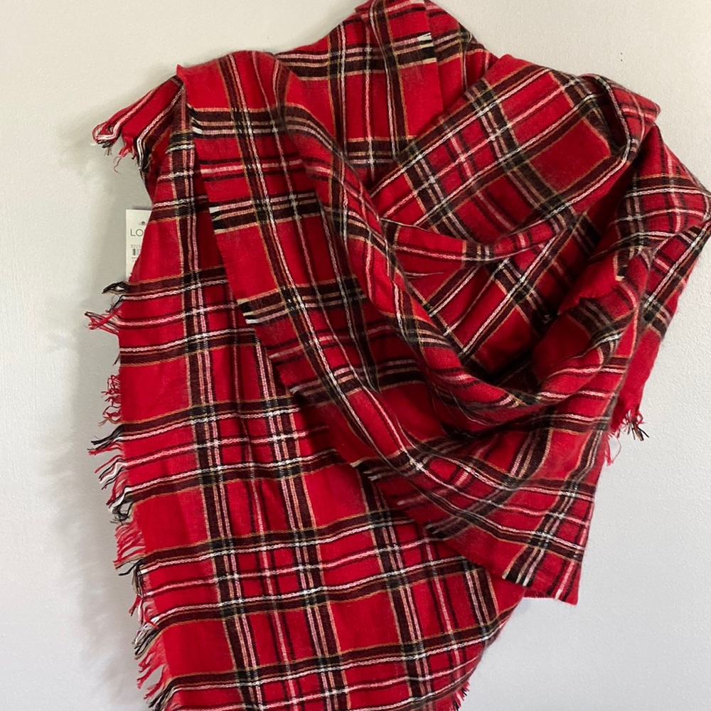 Plaid Blanket Scarf